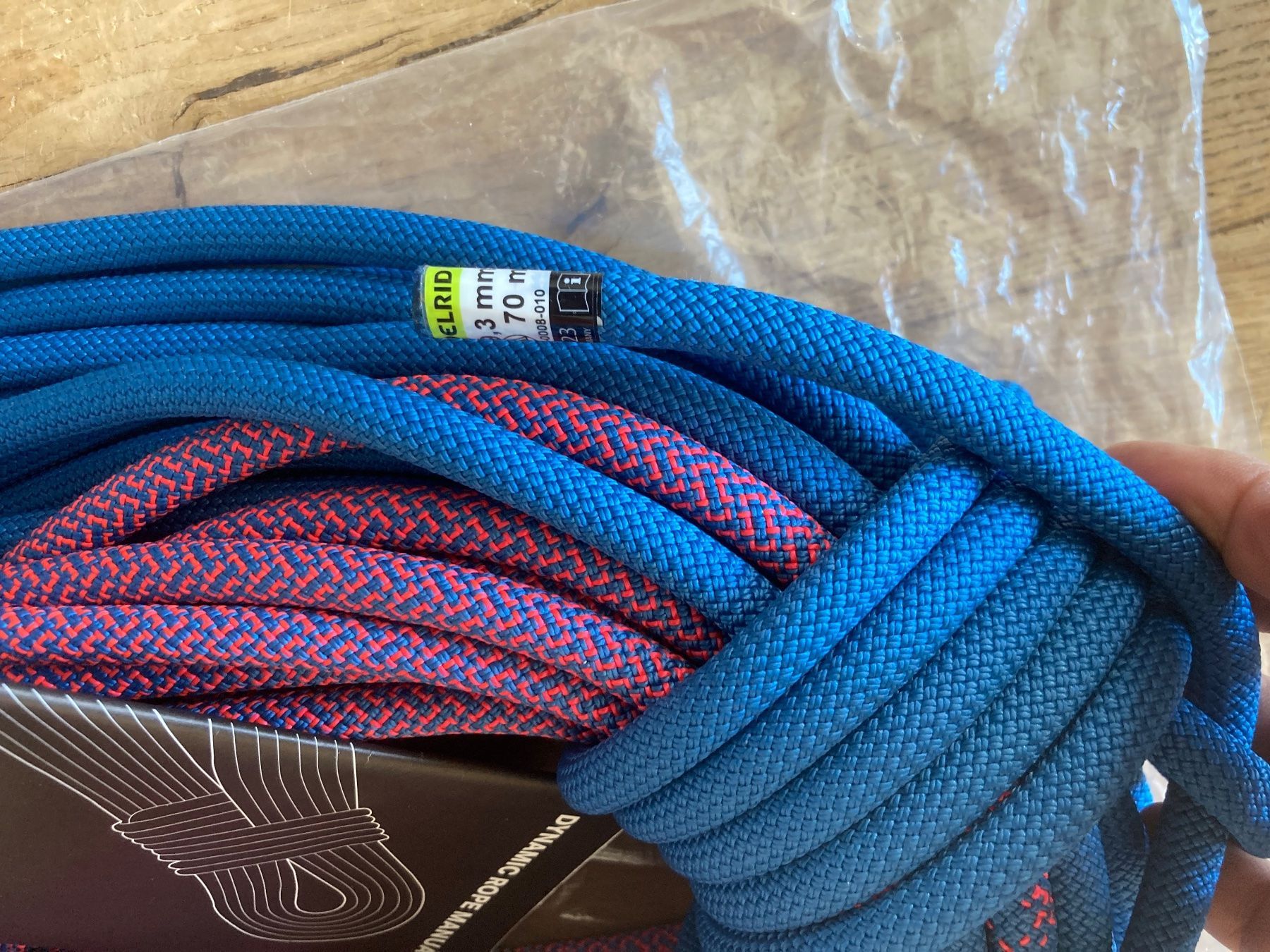 Edelrid Attrezzatura da arrampicata: Kletterseil Edelrid 70m,  Neu! – Nuovo (secondo la descrizione) da Hasliberg Goldern venduto da clarma 1