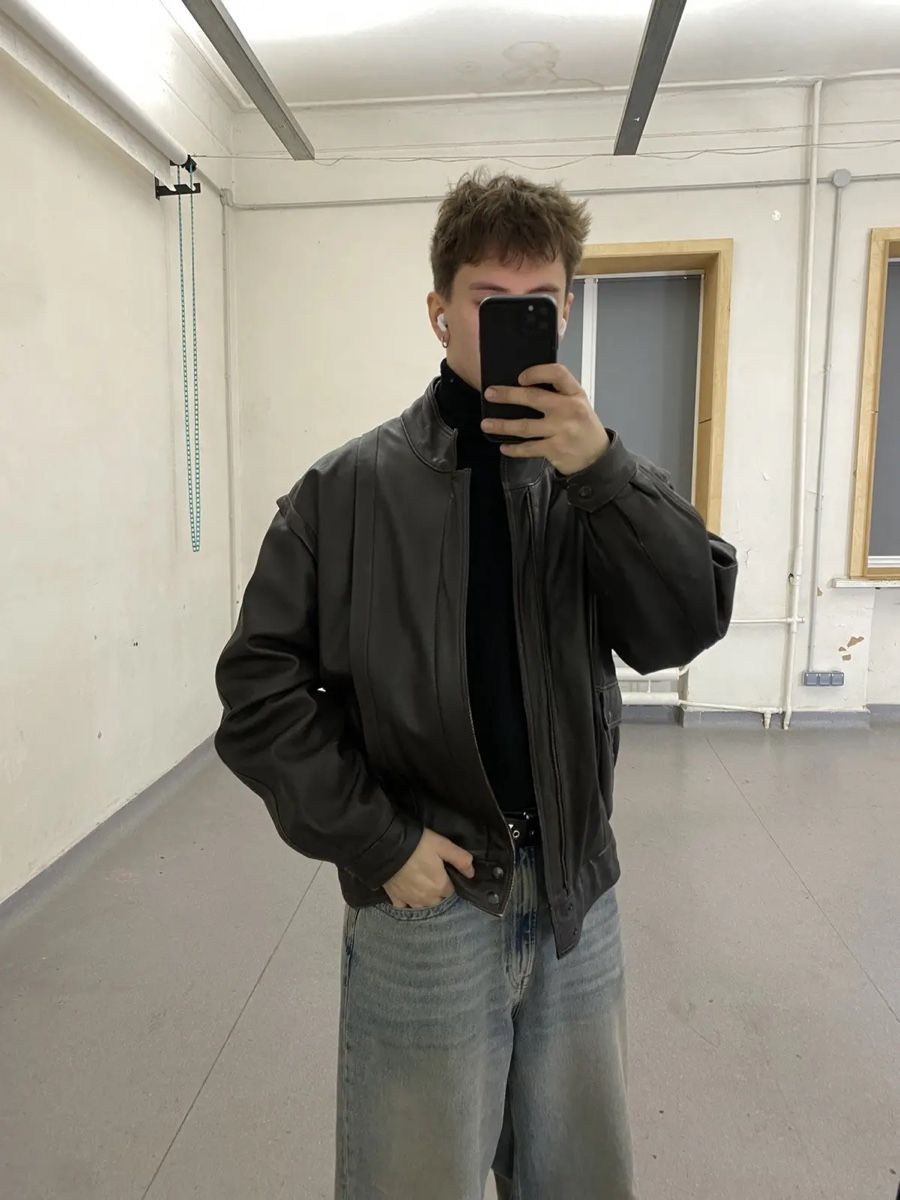 Vestes: Real leather vintage jacket – D'occasion à Péry par HRN-SALES 3
