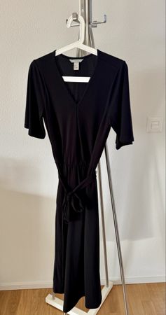 Black H&M Black Jersey Dress (XS)