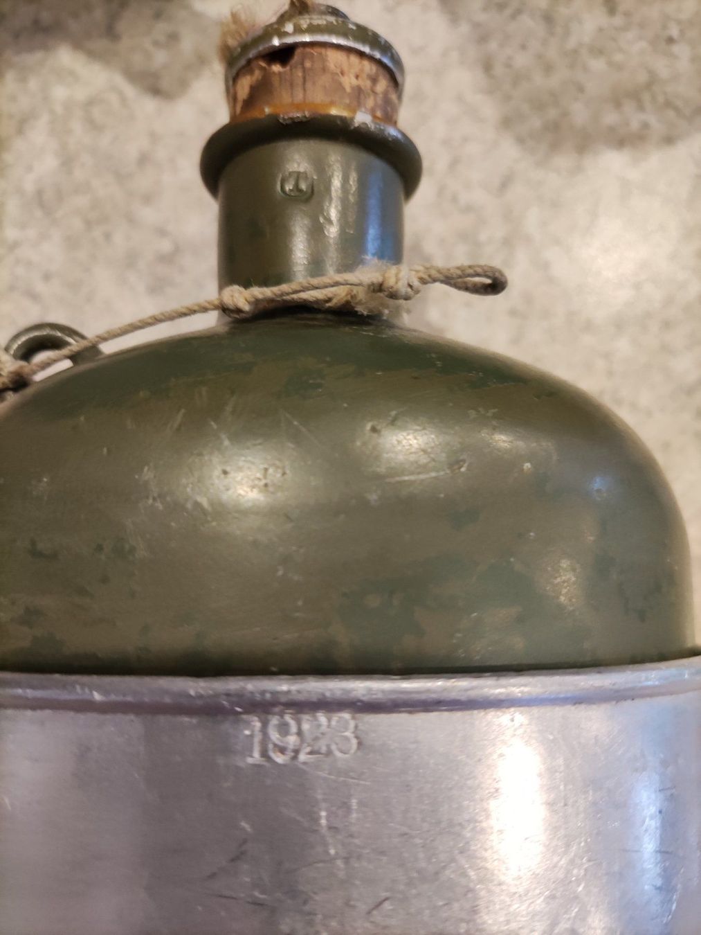 Schweizer Armee Borracce & Thermos: Gourde militaire de 1923 – Usato da Châtel St Denis venduto da Magil71 1