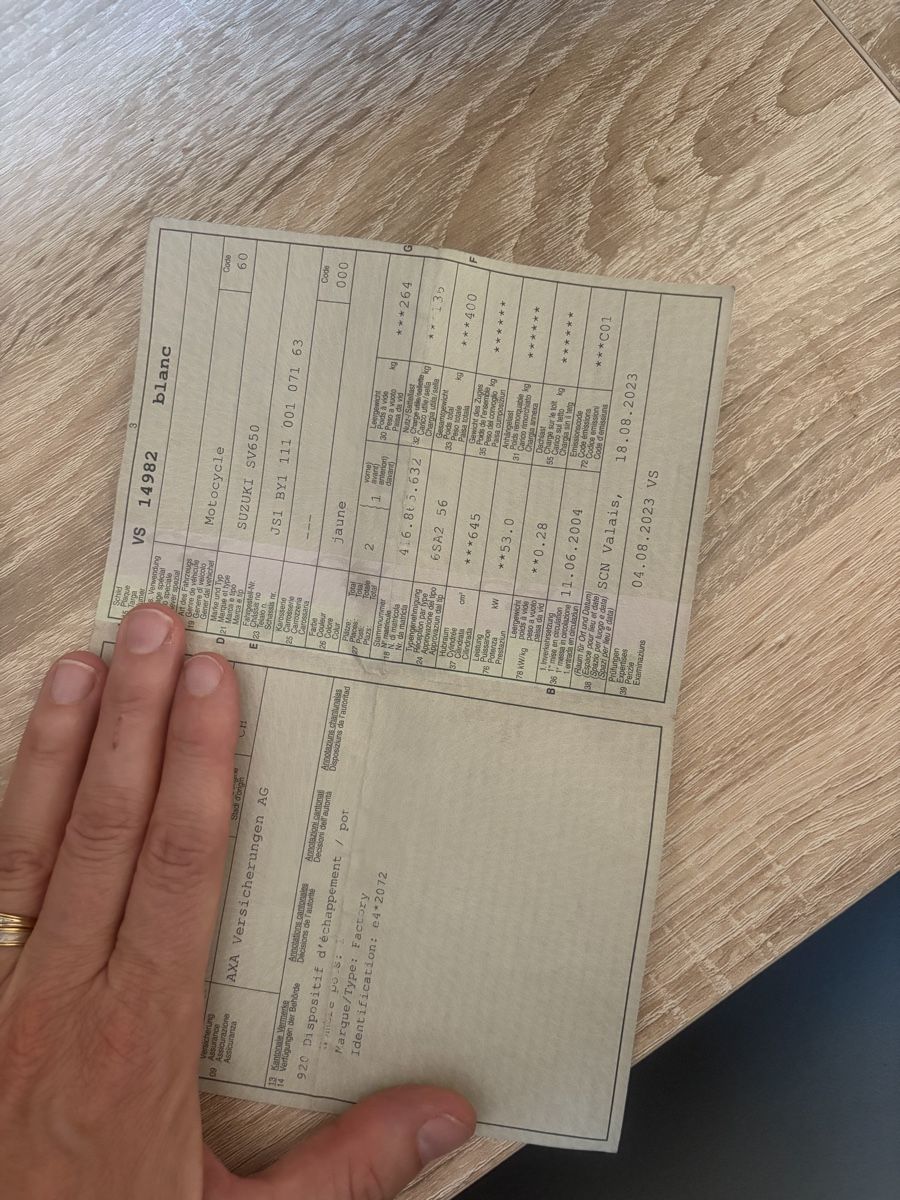 Suzuki Strasse: Suzuki SV650 2004 – Gebraucht aus St-Séverin von Miss_portista 7
