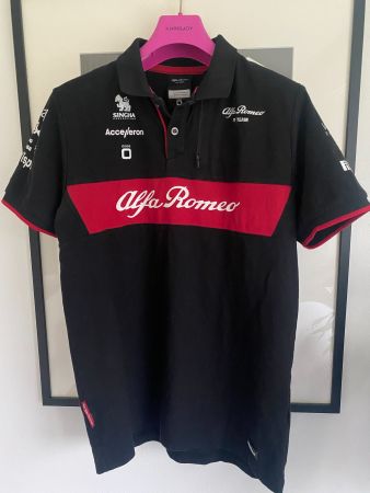 Official Alfa Romeo F1 Team Polo Shirt, Gr. L