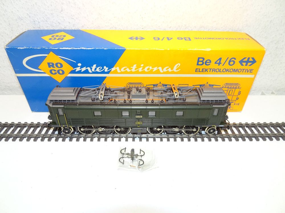 Locomotive Électrique Roco HO - Be 4/6 Der SBB - Réf 04191 A - Vert - Neuf En Boîte