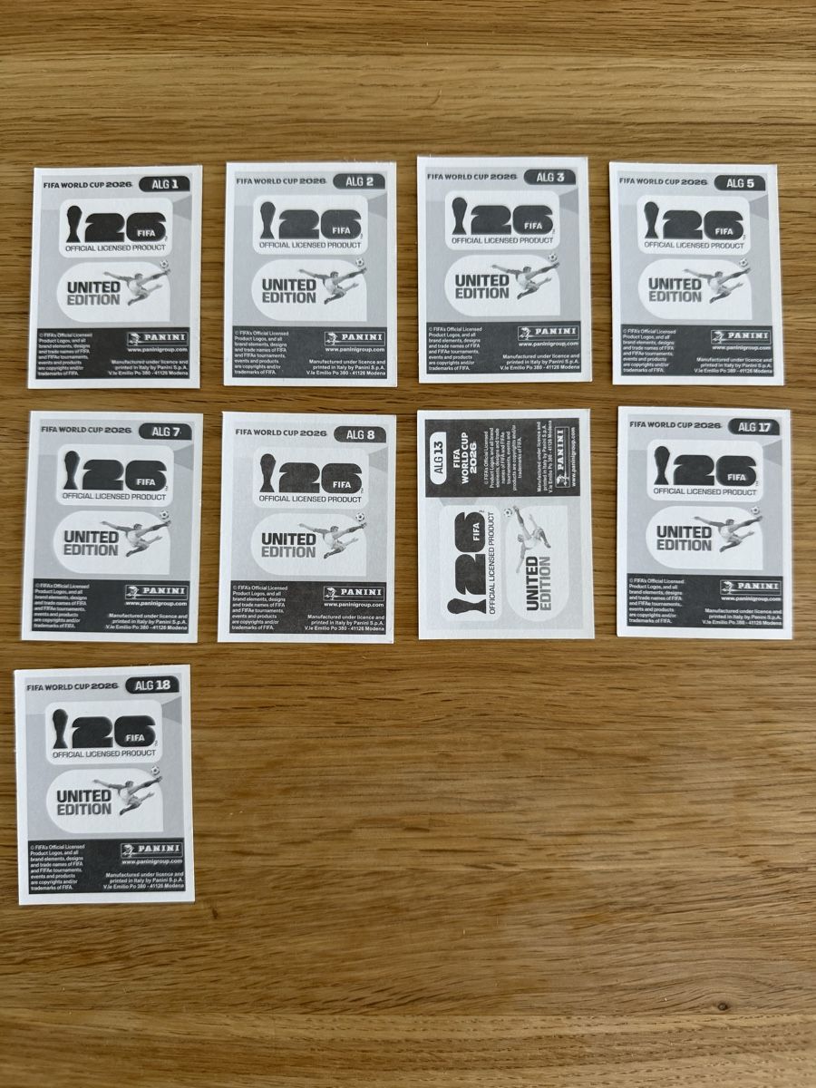 Panini Sammelbilder & Trading cards: Panini Algerien WM2026 – Neu (gemäss Beschreibung) aus Hellikon von stoudii