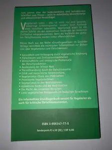 Libri: Vegetarisch leben, Armin Risi, Ronald Zürrer, Top Zustand – Usato da Schöfflisdorf venduto da KKB-Team1 1