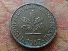 DEUTSCHLAND 10 Pfennig 1967