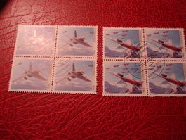 Satz 100 J. Luftwaffe, 2014, FDC + Lose 4erblocks ET-o