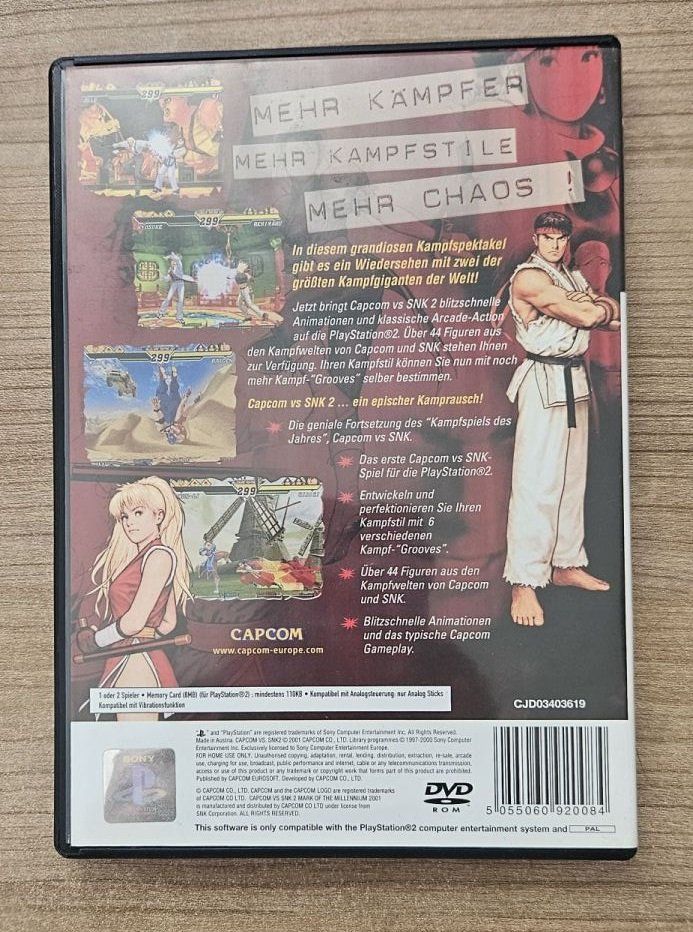 Sony Spiele: Capcom vs. SNK 2 - Mark of the Millennium 2001 – Gebraucht aus Winterthur von Men_in_black 1