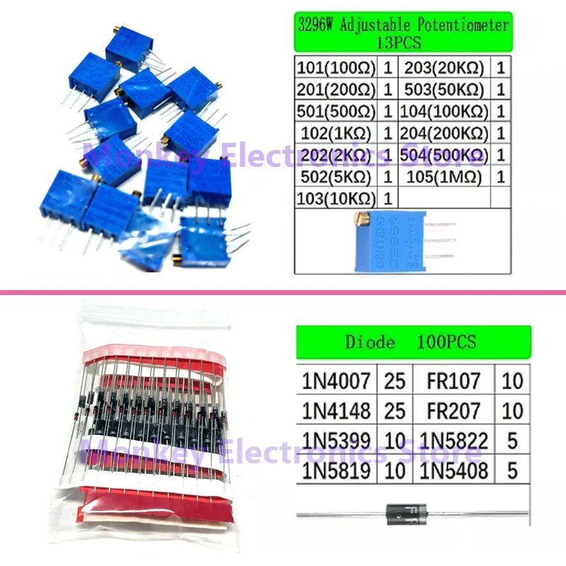 Componenti elettronici: composants électroniques 1818pcs elektrisch, Stecker 1818pcs – Nuovo e nell'imballaggio originale da Delémont venduto da abonprix 7