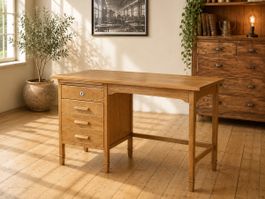 Vintage Holz-Schreibtisch / Pult – 1940er-/1950er-Jahre