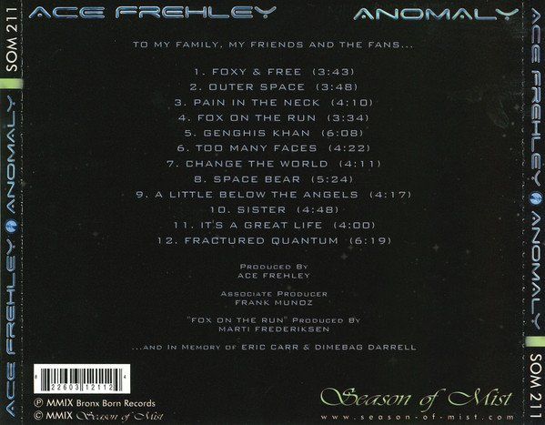 CD: Ace Frehley – Anomaly – Usato da Gingins venduto da Demonseed 1