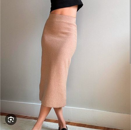 Aritzia Babaton wool knitted skirt