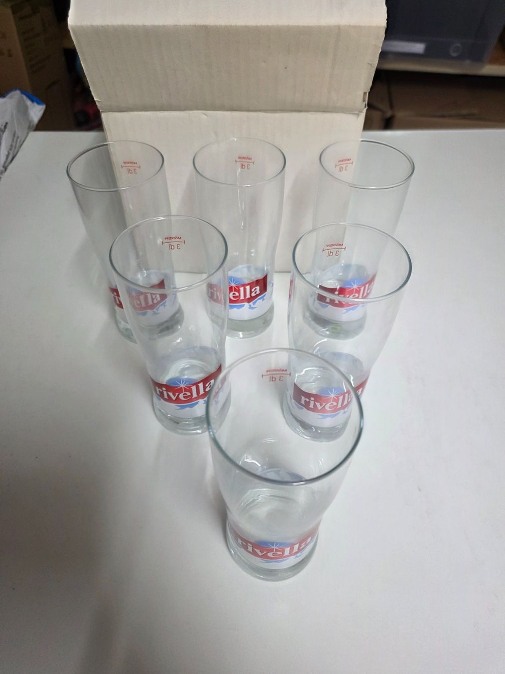 Gläser: Rivella Gläser 6 Stk. 3 dl – Neu (gemäss Beschreibung) aus Dorf von Echo_Elements