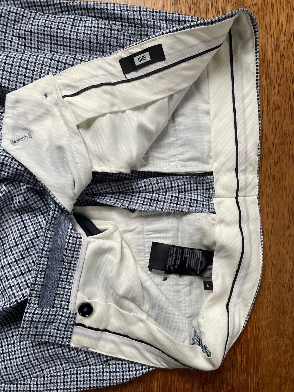 We Pantaloni: Elegante Herrenhose mit Karomuster, Gr. 46 – Usato da Stadel b. Niederglatt venduto da sandart 3