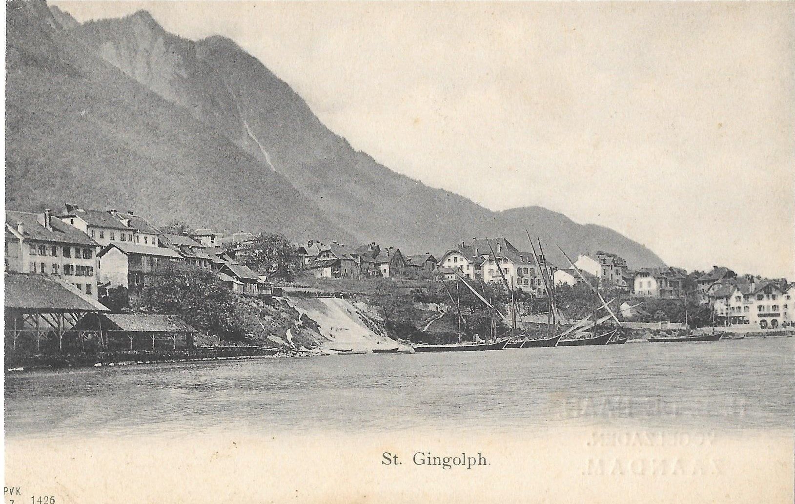 Ansichtskarten: St. Gingolph Gesamtanischt – Gebraucht aus Olten von clotaldi