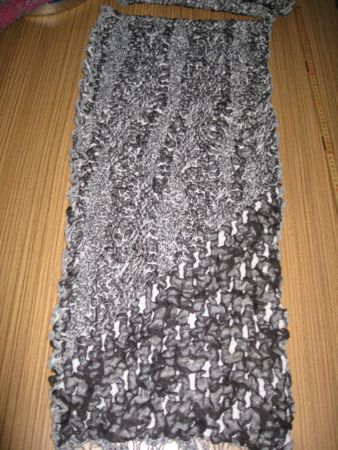 %%%% Sale %%%% ab CHF 1.—Schal weiss-schwarz (1)