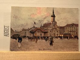 AK von Bern Bahnhofplatz