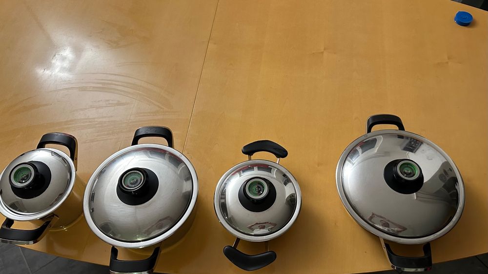 8-teiliges Stahlpfannen-Set Für Küche Und Haushalt – Robustes Kochgeschirr Für Ambitionierte Hobbyköche