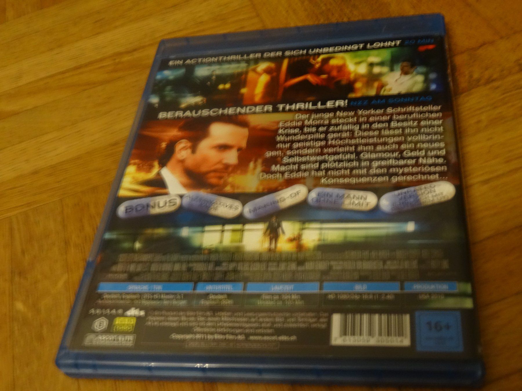 Tutti i DVDs: Limitless - Ohne Limit (Blu-ray) – Usato da Olten venduto da Disc-Verkauf 2