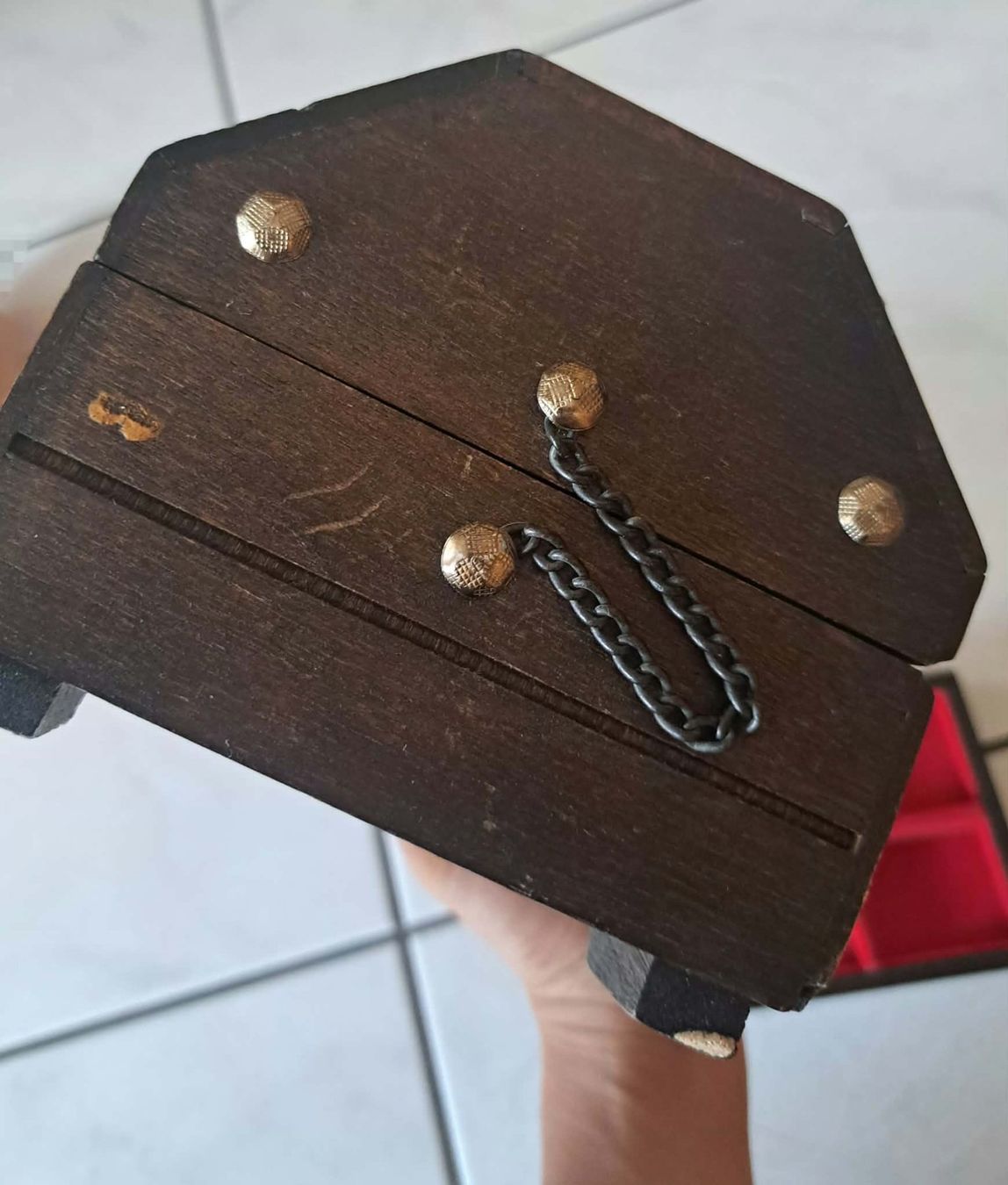 Cassapanche: Vintage-Schatztruhe aus Holz – Usato da Saas Grund venduto da IvanaXY 7