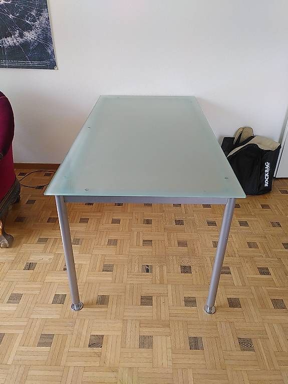 Tische: Arbeitstisch / Esstisch / Pult (Glas) – Gebraucht aus Winterthur von 2bmsr 1
