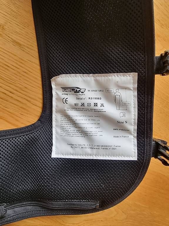 Protezioni & Imbottiture: Helite Turtle Airbag Schutzweste Motorrad – Usato da Zürich venduto da sapoloco 2