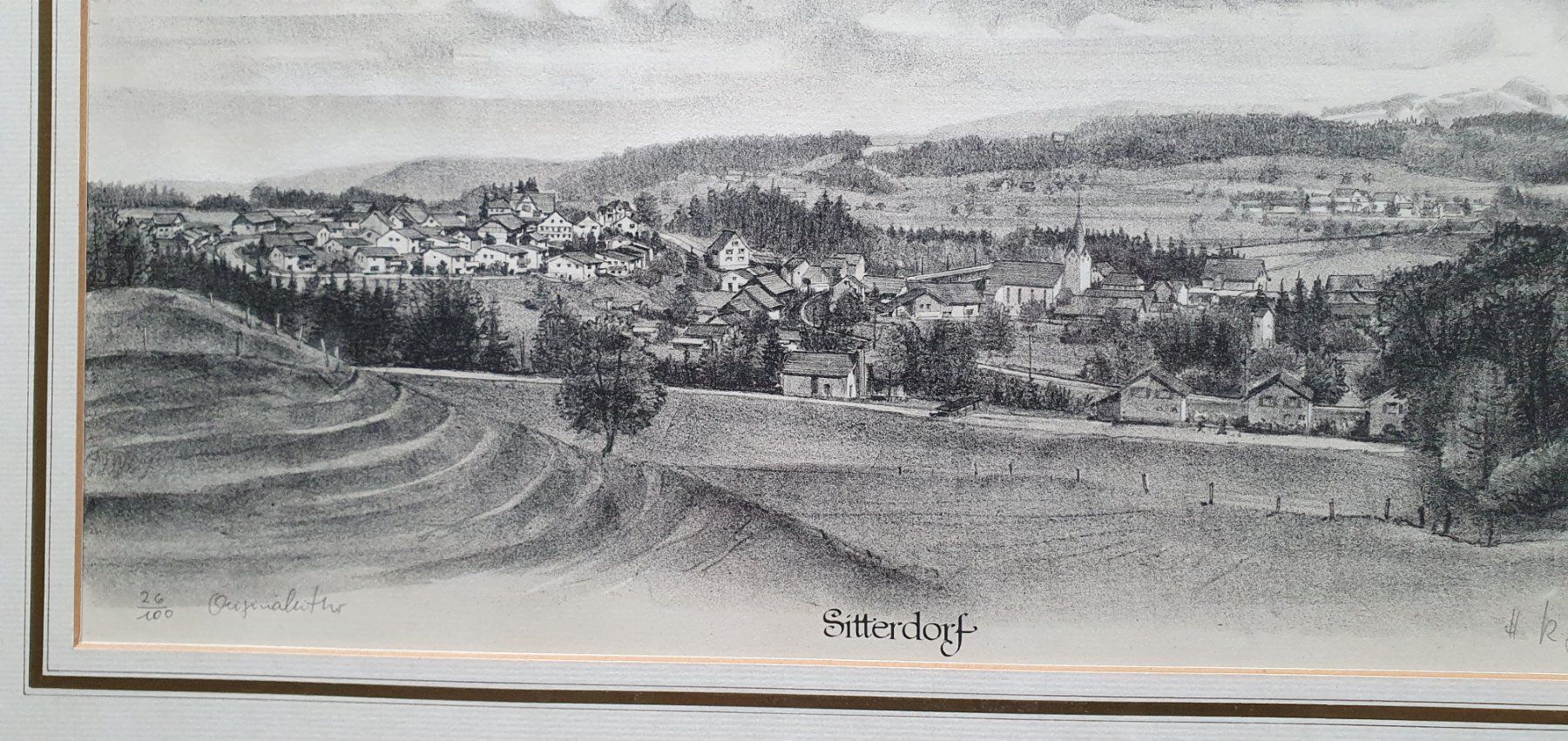 Grafica & Litografie: Bild - Sitterdorf, Lithographie – Usato da Kreuzlingen venduto da Rschweiz1 1