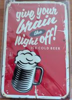 Bier Beer / A4 Blechschild/Deko-Schild, neu originalverpackt