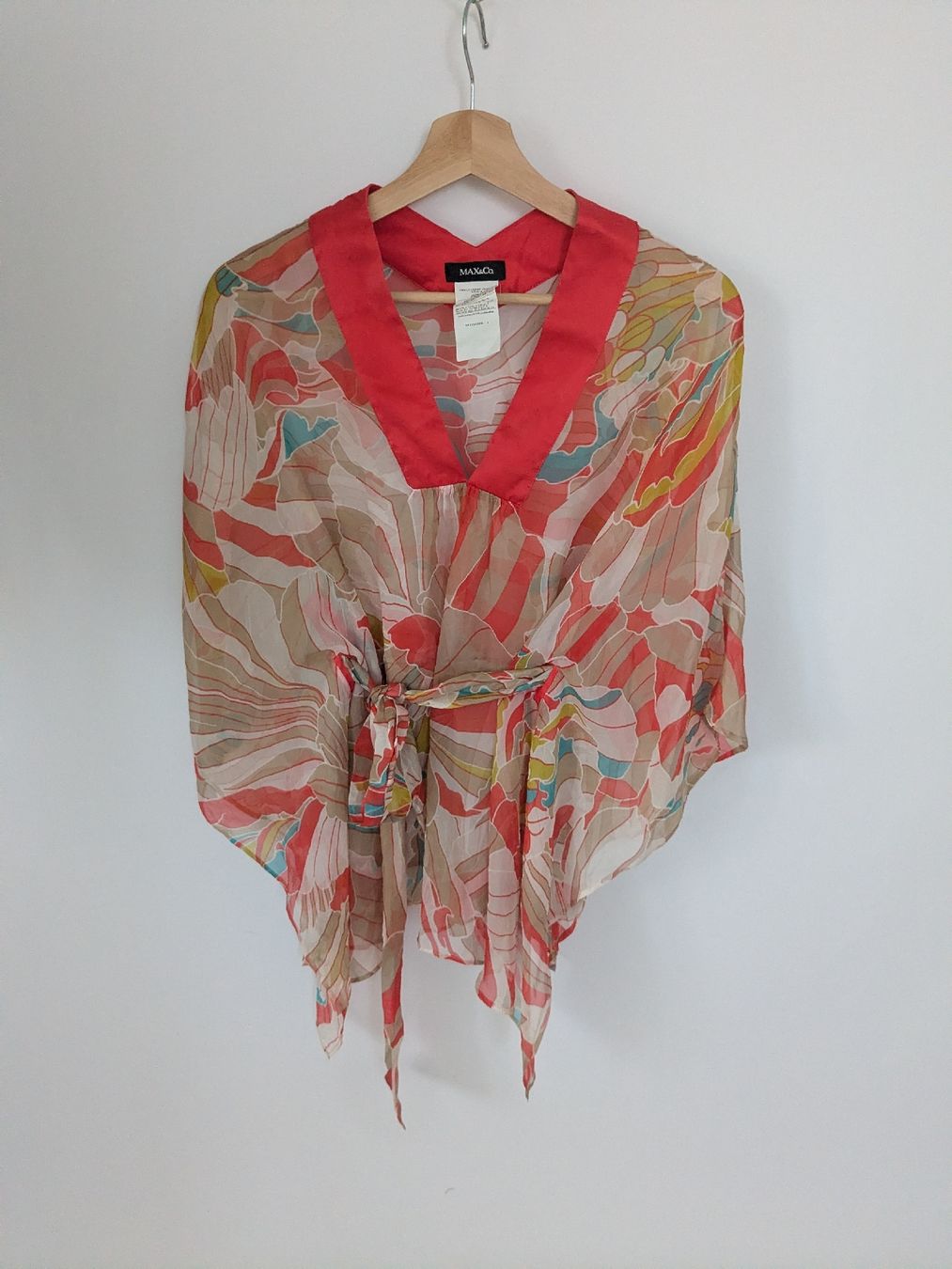 Camicette: Max&Co. Kasack Bluse bunt Seide Grösse One size  – Usato da Rorschach venduto da olg_5qq2 3