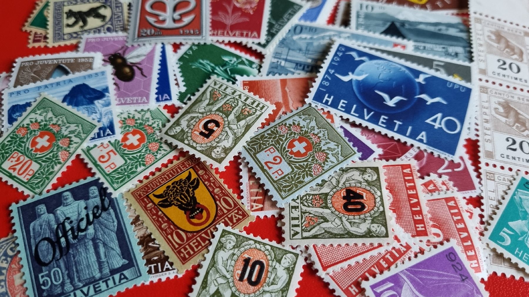 Tutti i francobolli: SAMMLUNG: DIVERSE MARKEN,PORTO SCHWEIZ – Nuovo (secondo la descrizione) da Heimenschwand venduto da rog_p7h9 1