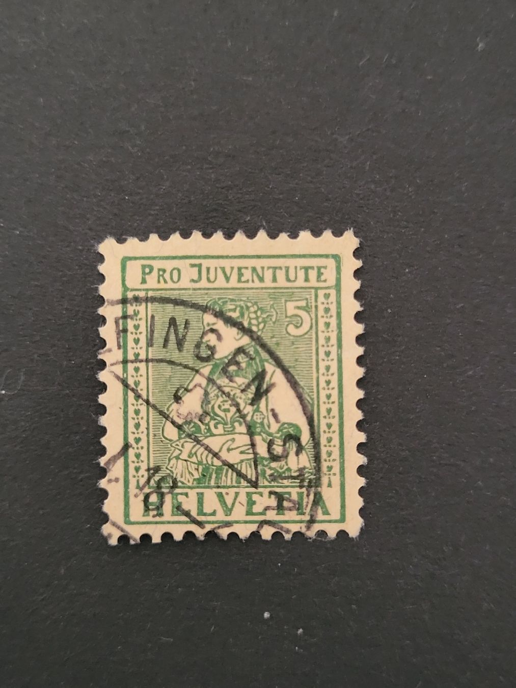 Alle Briefmarken: 1917, Pro Juventute J8 – Gebraucht aus stäfa von brandy66