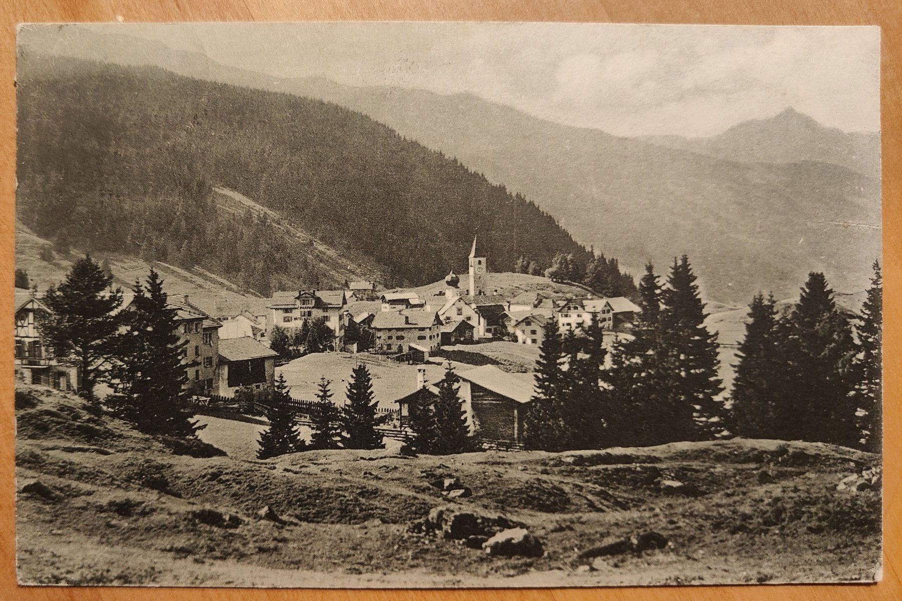 Cartoline postali: Parpan mit Calanda um 1910 – Usato da St. Erhard venduto da Chaeferli6