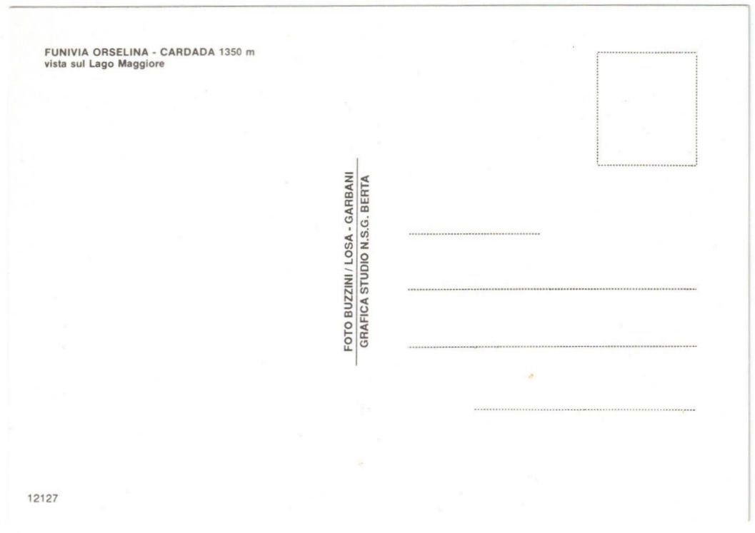 Cartoline postali: Locarno - 3 Bild AK Cardada – Usato da Binningen venduto da Mountainrider 1