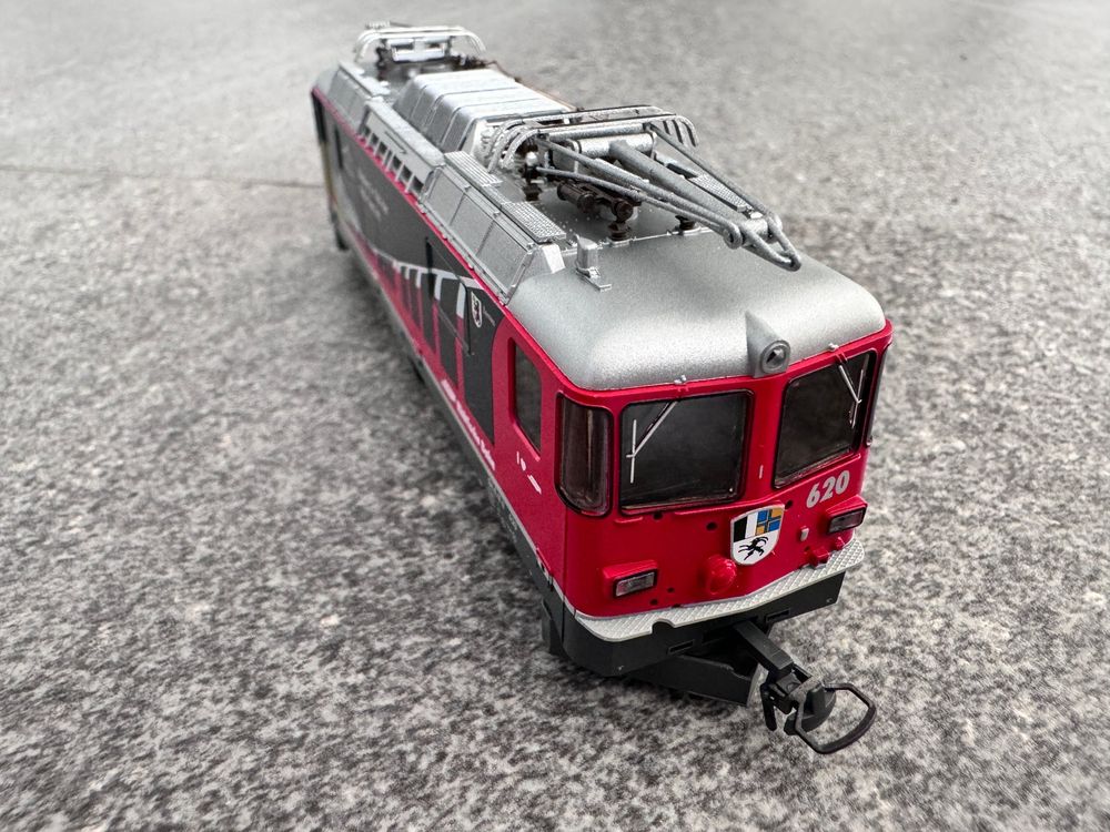 Bemo Modelleisenbahnen: Bemo 1258 181 RhB Ge 4/4 II 620 Zernez RhB Club H0m Elok – Gebraucht aus Basel von szbdsfrjs 4