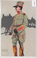 Armee Suisse - Felduniform - Wachtmeister - Litho