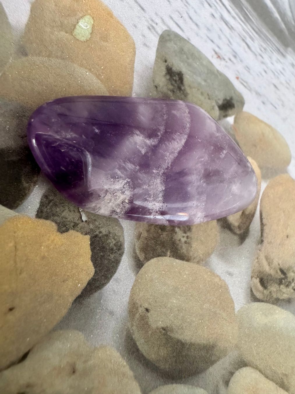 Pietre preziose: Amethyst-Chevron – Nuovo (secondo la descrizione) da Biberist venduto da Steine