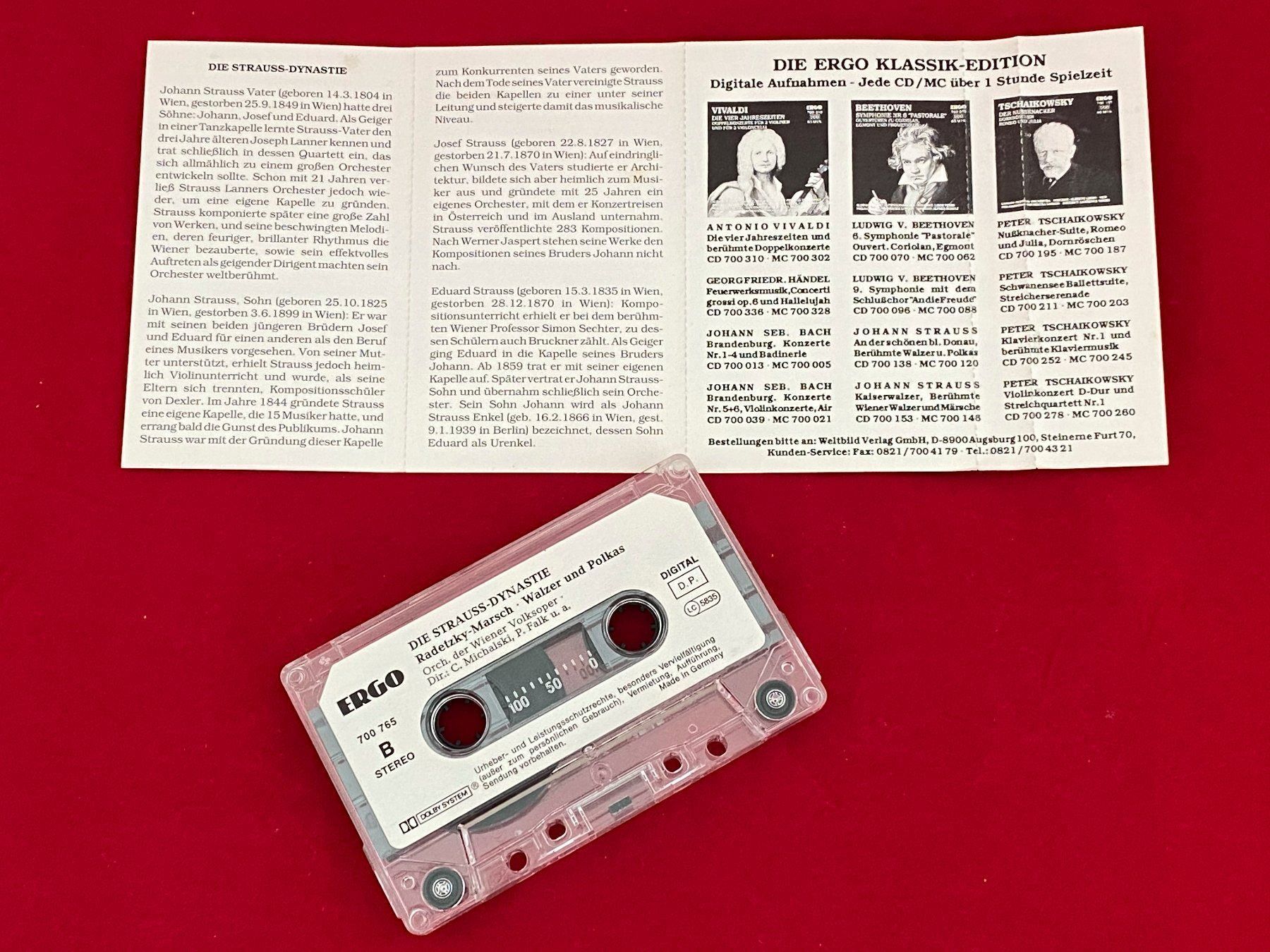 Musicassette: Johann Strauss - 2 MC – Usato da Egolzwil venduto da Bubbly76 3