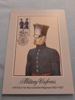 Carte illustrée: Uniformes Militaires Anglais, 1821-1827