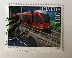Nr.1350 Stempel 100 Jahre Berninalinie 2010    