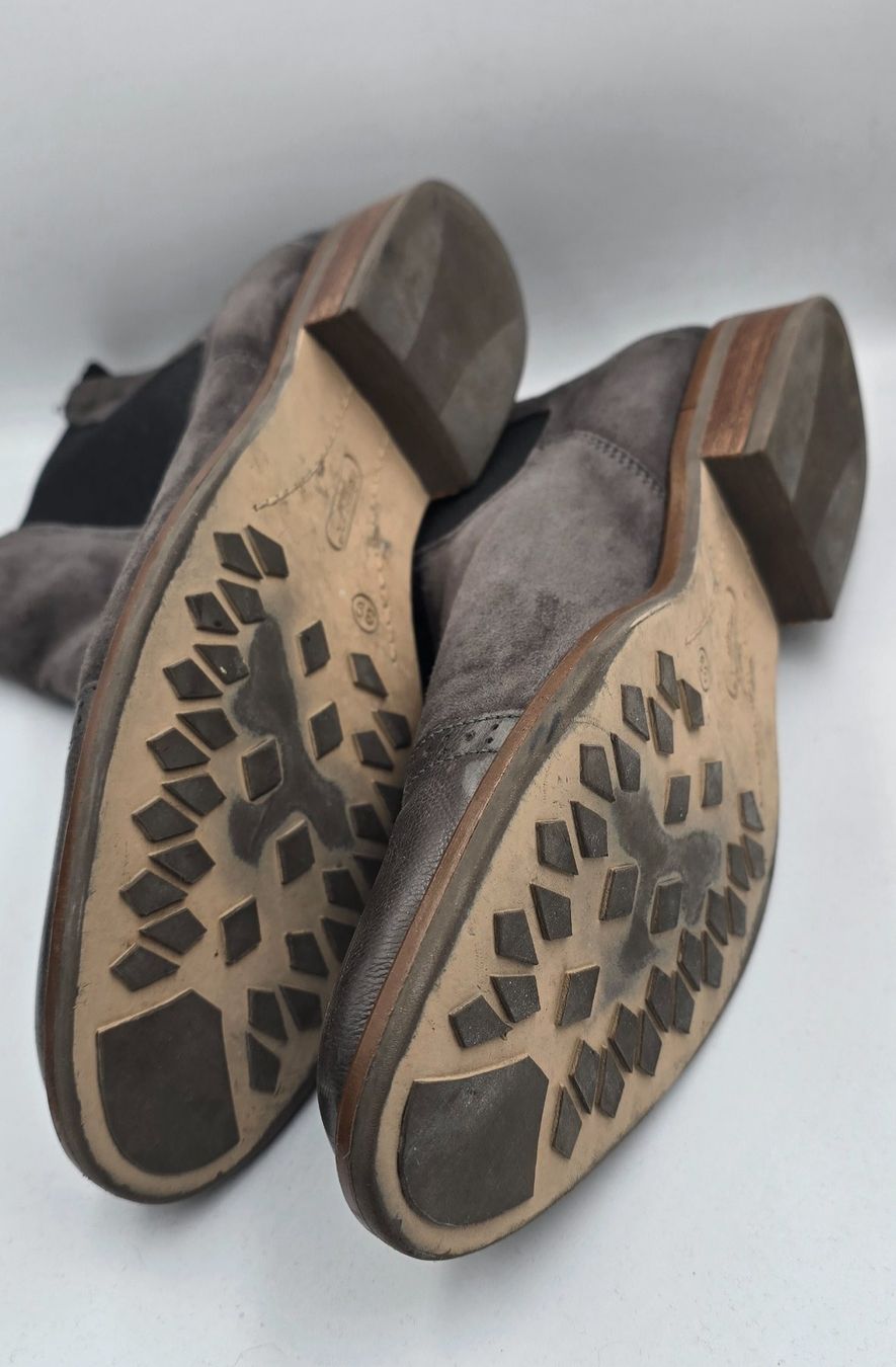 Scarpe da donna: stiefelette / bottine in schlammgrau grösse 39 – Usato da Linden venduto da Rsushi 3
