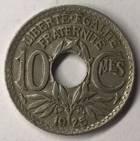 10 Centimes Frankreich 1925