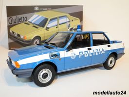 Alfa Romeo Giulietta 1.8 Polizia 1980 / Laudoracing 1:18