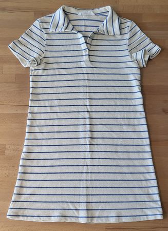Mango Damen Kleid gestreift – Polo Dress – Grösse S