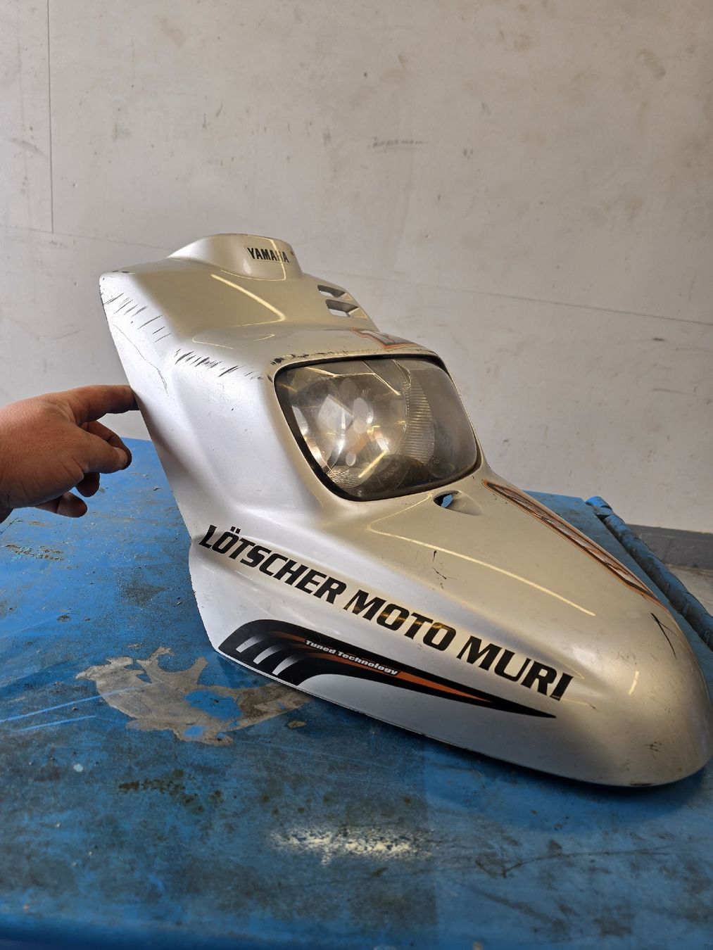 Tutti pezzi di ricambio per scooter: Yamaha BWS Frontverschalung – Usato da Hirzel venduto da Lusbueb94