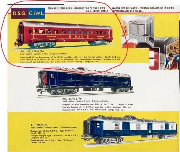 Pocher Modelleisenbahnen: Pocher H0: DSG Schlafwagen – Gebraucht aus Niederhasli von rail-duerst 6
