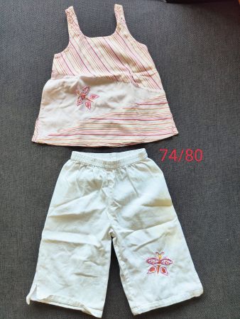 Gr. 74/80 schöne Sommerset "Schmetterling"