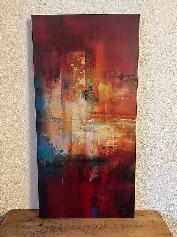 Tableaux: Tableau abstrait moderne, tons chauds – D'occasion à Luzern par vin_lm6l