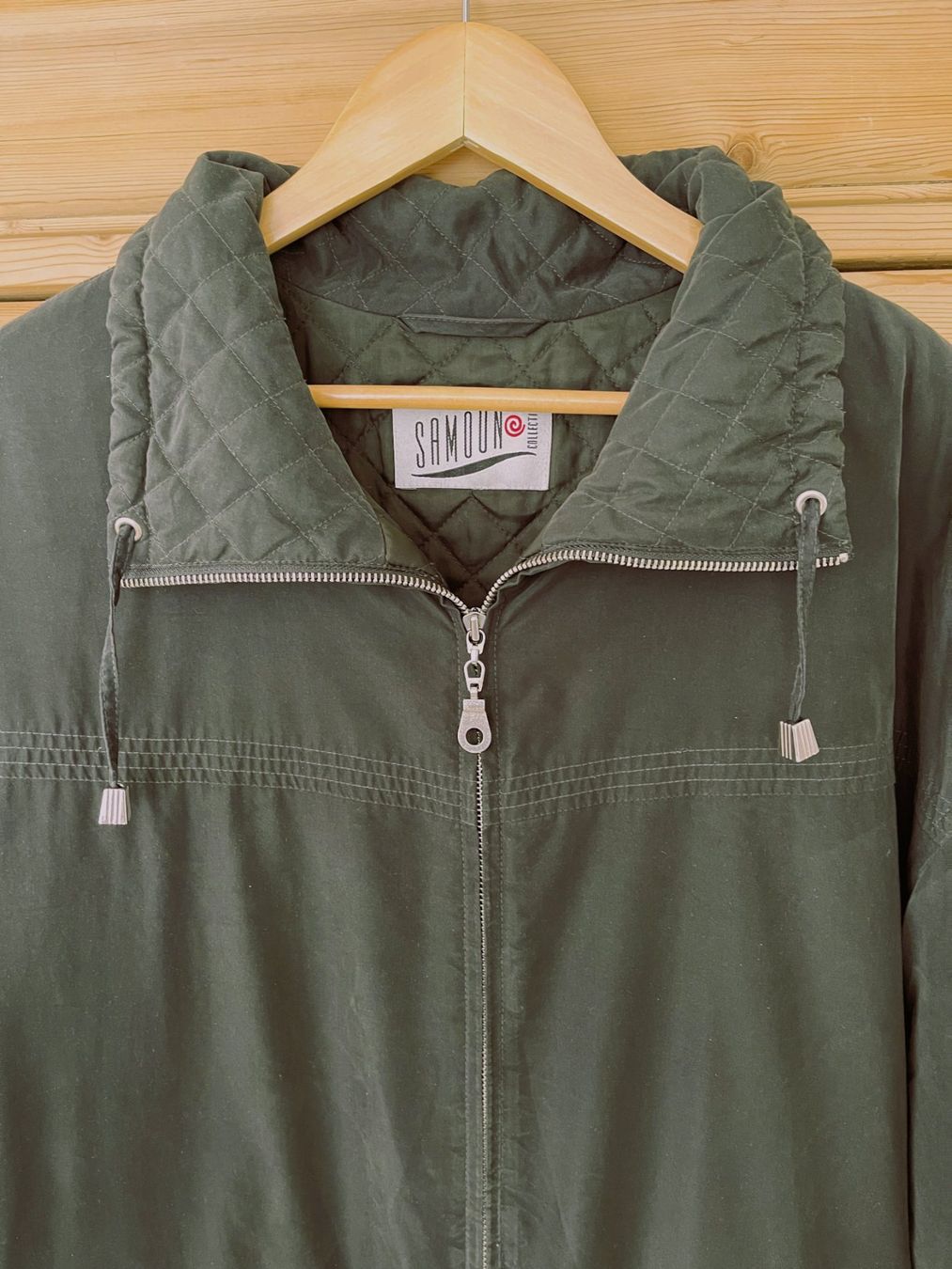 Giacche: Jacke, Parka, SAMOON, khaki, innen gesteppt, Gr. 46/54 – Usato da Chur venduto da Zido 1
