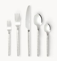 Hochglanzpoliertes Besteck-Set, 19-Teiliges