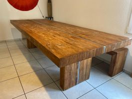 Esstisch Massivholz L280cm B100 cm